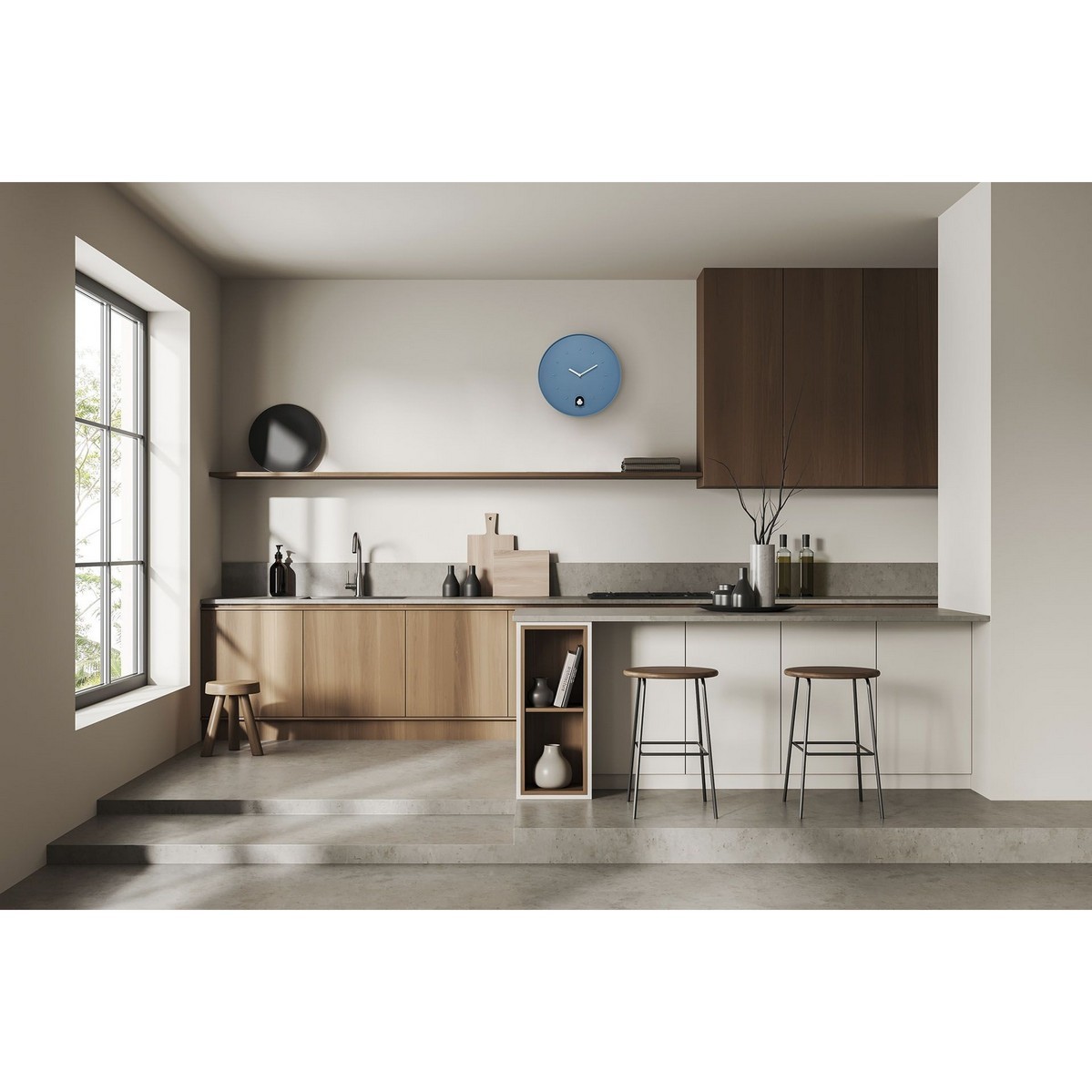 Acquista online Evviva White Cuckoo Pendulum Wall Clock cod.5647 Evviva